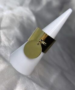 Bague breloque gravure