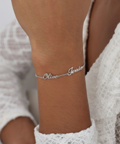 Bracelet personnalisable 2 prenoms