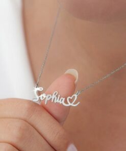 Collier personnalisé coeur