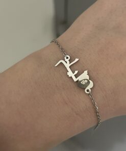 Bracelet personnalisable texte + photo
