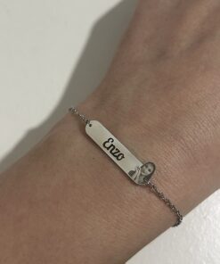 Bracelet fin photo + texte