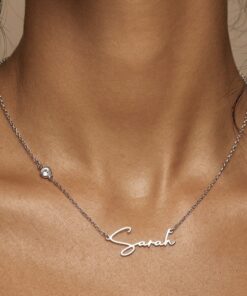 Collier signature personnalisé