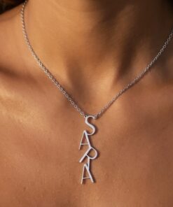 Collier prénom cascade